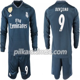 Koszulka Real Madryt BENZEMA 11 Dziecięca Precz 2018-2019 - Koszulki Piłkarskie(L/S)